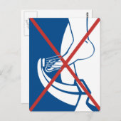 Keine Feet-Waschen im Sink-Zeichen, Thailand Postkarte (Vorne/Hinten)