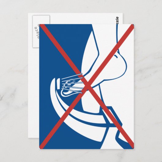 Keine Feet-Waschen im Sink-Zeichen, Thailand Postkarte (Vorne/Hinten)