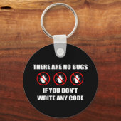 Keine Fehler Kein Code Schlüsselanhänger (Vorderseite)