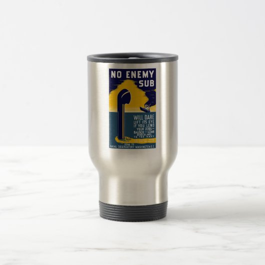 Keine feindliche Subvention wagt Aufzug sein Auge Reisebecher (Mittel)