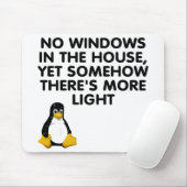 Keine Fenster im Haus… Mousepad (Mit Mouse)