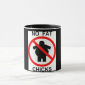 Keine fette Küken-Tasse Tasse (Zentrum)
