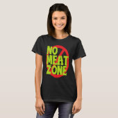 Keine Fleischzone Vegan T-Shirt (Vorne ganz)