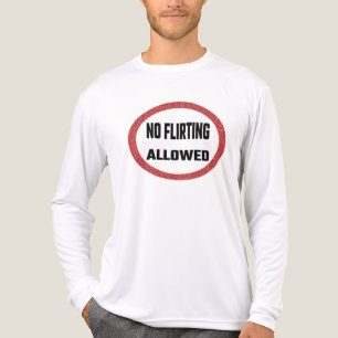 Keine Flirtversuche erlaubt Tri-Blend Shirt