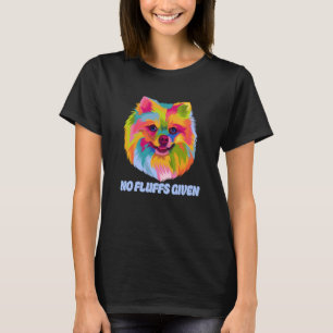 Keine Fluktuationen gegeben Spitz Spaß Pom Pom Dog T-Shirt