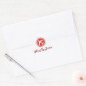 Keine Fly Zone Aufkleber (Umschlag)