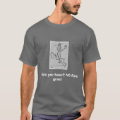 KEINE foie gras! T-Shirt (Vorderseite)