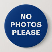 Keine Fotos Bitte Button-On-Taste Button (Vorderseite)
