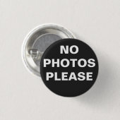 Keine Fotos Bitte Button-On-Taste Button (Vorne & Hinten)