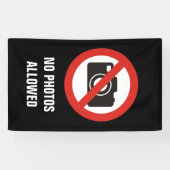 Keine Fotos erlaubt Banner (Horizontal)