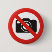 Keine Fotos erlaubt Button (Vorderseite)