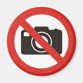 Keine Fotos erlaubt Magnet (Vorne)