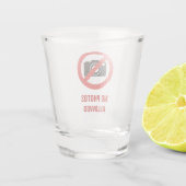 Keine Fotos erlaubt Schnapsglas (Rückseite)