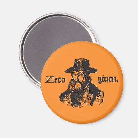 Keine Fox-Nummer Magnet (Vorderseite/Rückseite)