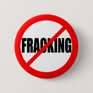 "KEINE FRACKING " BUTTON