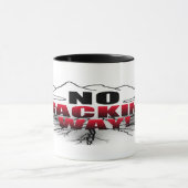 Keine Fracking Weisen-Kaffeetasse Tasse (Zentrum)