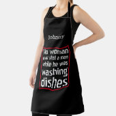 Keine Frau hat je einen Mann erschossen ... Person Schürze (InSitu)