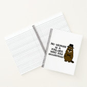 Keine Frau ist ein Versager, der Groundhogs hat Notizblock (Innenseite)