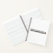 Keine Frau ist ein Versager, der Groundhogs hat Notizblock (Innenseite)