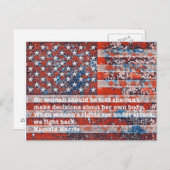 Keine Frau Postkarte (Vorne/Hinten)