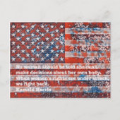 Keine Frau Postkarte (Vorderseite)