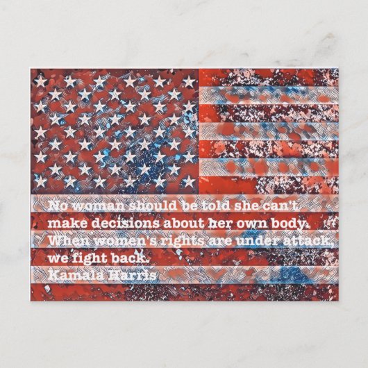 Keine Frau Postkarte (Vorderseite)