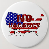 Keine Freizeit - Sichern Sie die Grenze Button (Vorderseite)