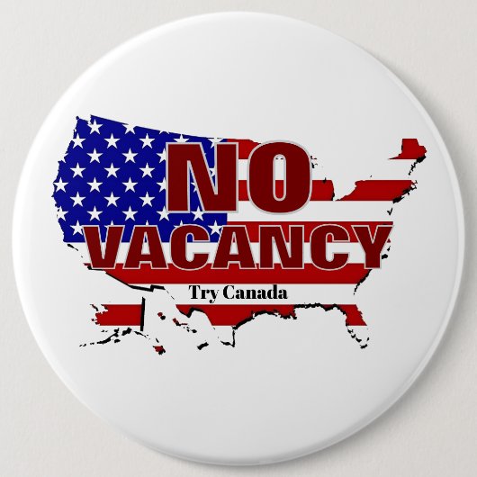 Keine Freizeit - Sichern Sie die Grenze Button (Vorderseite)