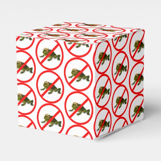 Keine Frösche mehr! Geschenkschachtel (Vorderseite)