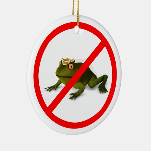 Keine Frösche mehr! Keramikornament (Rechts)