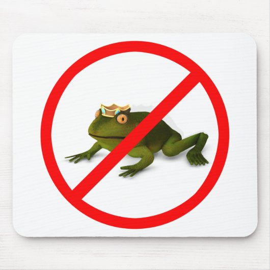 Keine Frösche mehr! Mousepad (Vorne)