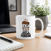 Keine Frühaufsteher - Lustige Kaffeetasse - Humor-