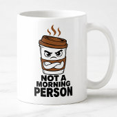 Keine Frühaufsteher - Lustige Kaffeetasse - Humor-