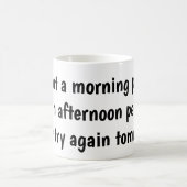 Keine Frühaufsteherin Kaffeetasse (Mittel)