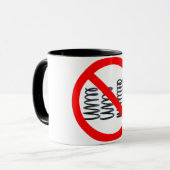 Keine Frühlinge! Tasse (Vorderseite Links)