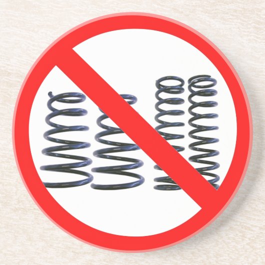 Keine Frühlinge! Untersetzer (Vorne)