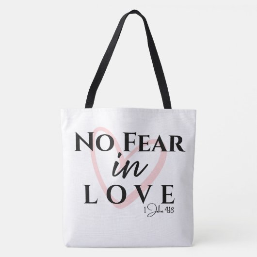 Keine Furcht in der Liebe Tasche (Vorderseite)