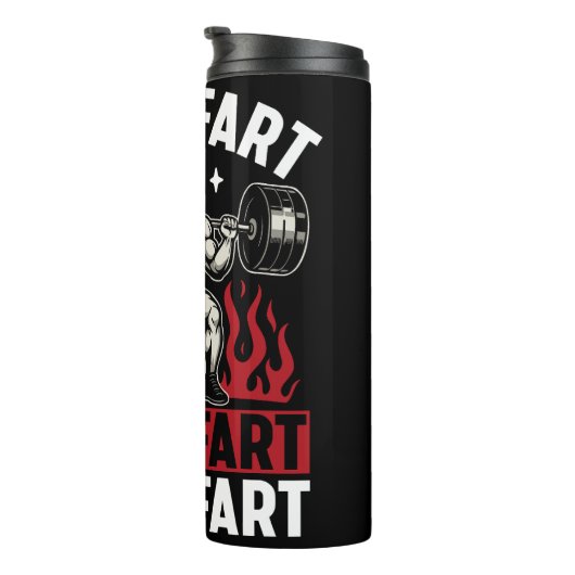 Keine Furz beim Heben Thermosbecher (Nach rechts gedreht)