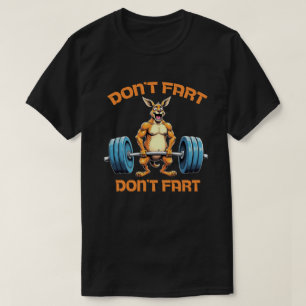 Keine Furz Kangaroo Gym Shirt: Funny Workout Fit T-Shirt