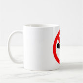 Keine Furz-Zone Kaffeetasse (Links)