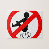 Keine Furz-Zone Puzzle (Horizontal)