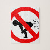 Keine Furz-Zone Puzzle (Vertikal)