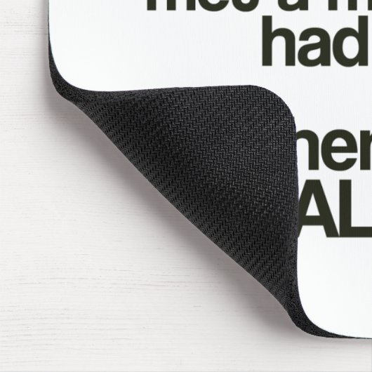 Keine Füße Mousepad " (Ecke)