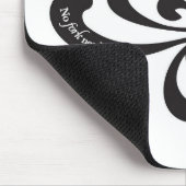 "Keine Gabel erfordert " Mousepad (Ecke)