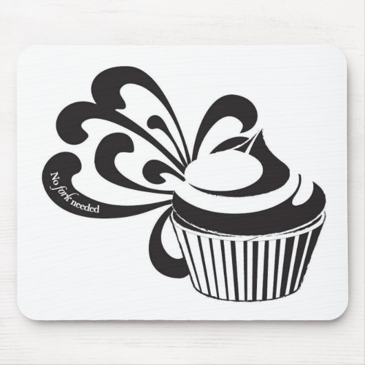 "Keine Gabel erfordert " Mousepad (Vorne)