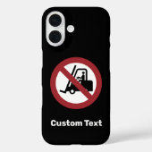 Keine Gabelstapler Unterschrift Case-Mate iPhone Hülle (Rückseite)