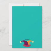 Keine Geburtstagspartei Einladung (Rückseite)