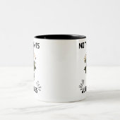 Keine Gedanken nur Vibes Zweifarbige Tasse (Mittel)