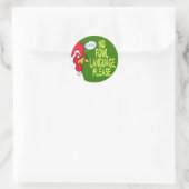Keine Geflügelsprache Runder Aufkleber (Tasche)