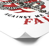Keine gegen mich geschaffene Waffe soll Prosper Ch Poster (Ecke)